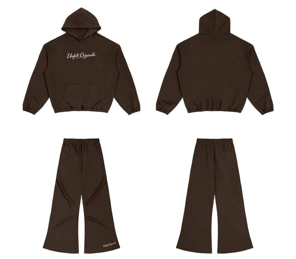 Boxy Cinched Hoodie & Wide Leg Sweats x Originals Set