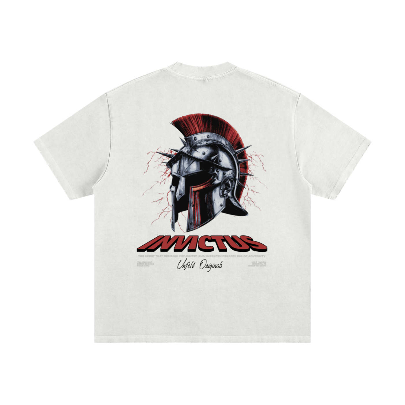 Heavyweight Vintage Wash Frayed Tee x Invictus