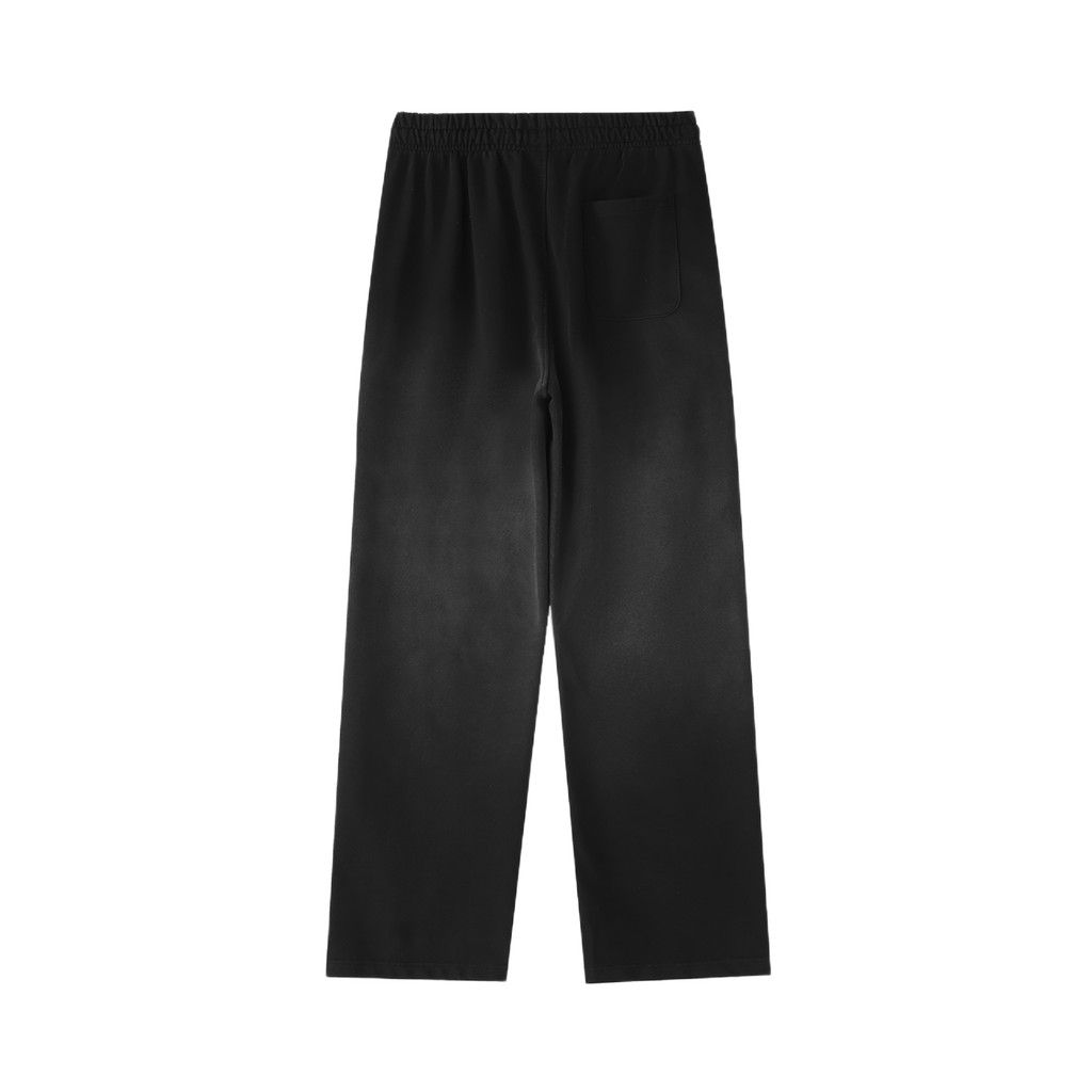 Vintage Washed Gradient Straight-Leg Sweats x Metal Script