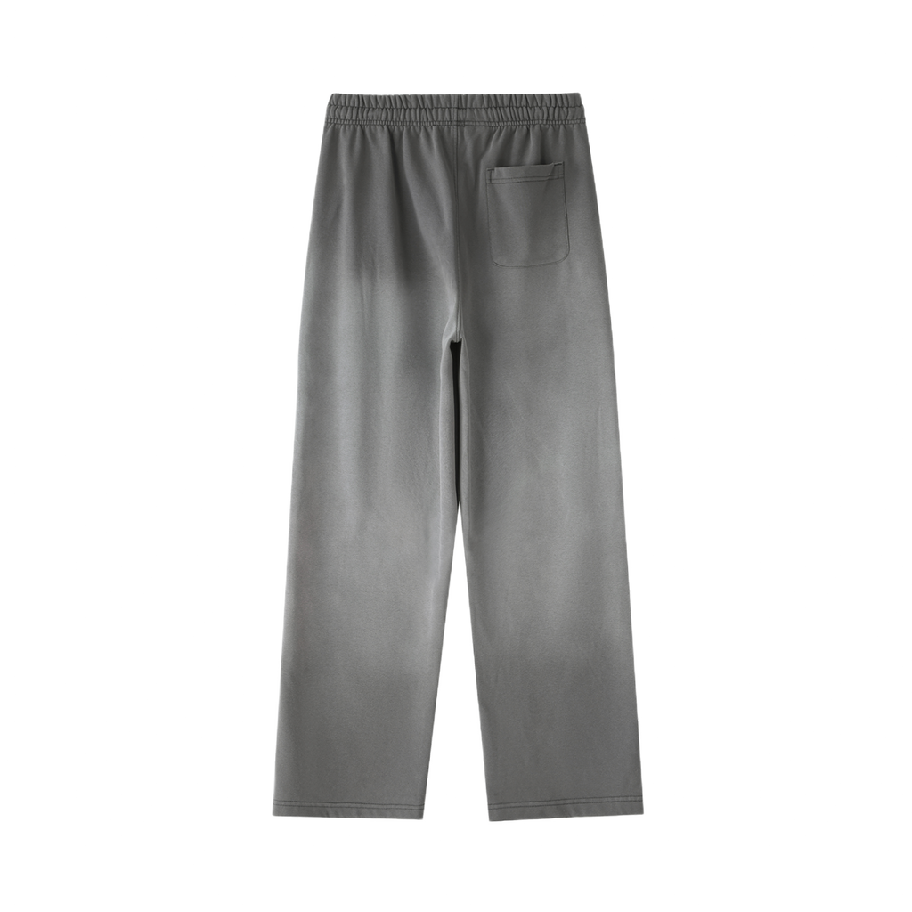 Vintage Washed Gradient Straight-Leg Sweats x Metal Script