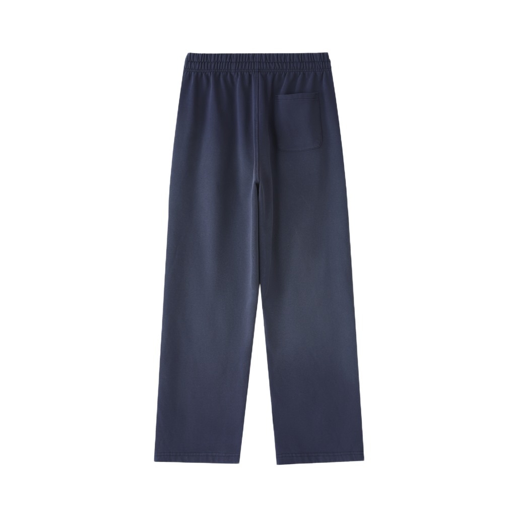 Vintage Washed Gradient Straight-Leg Sweats x Metal Script