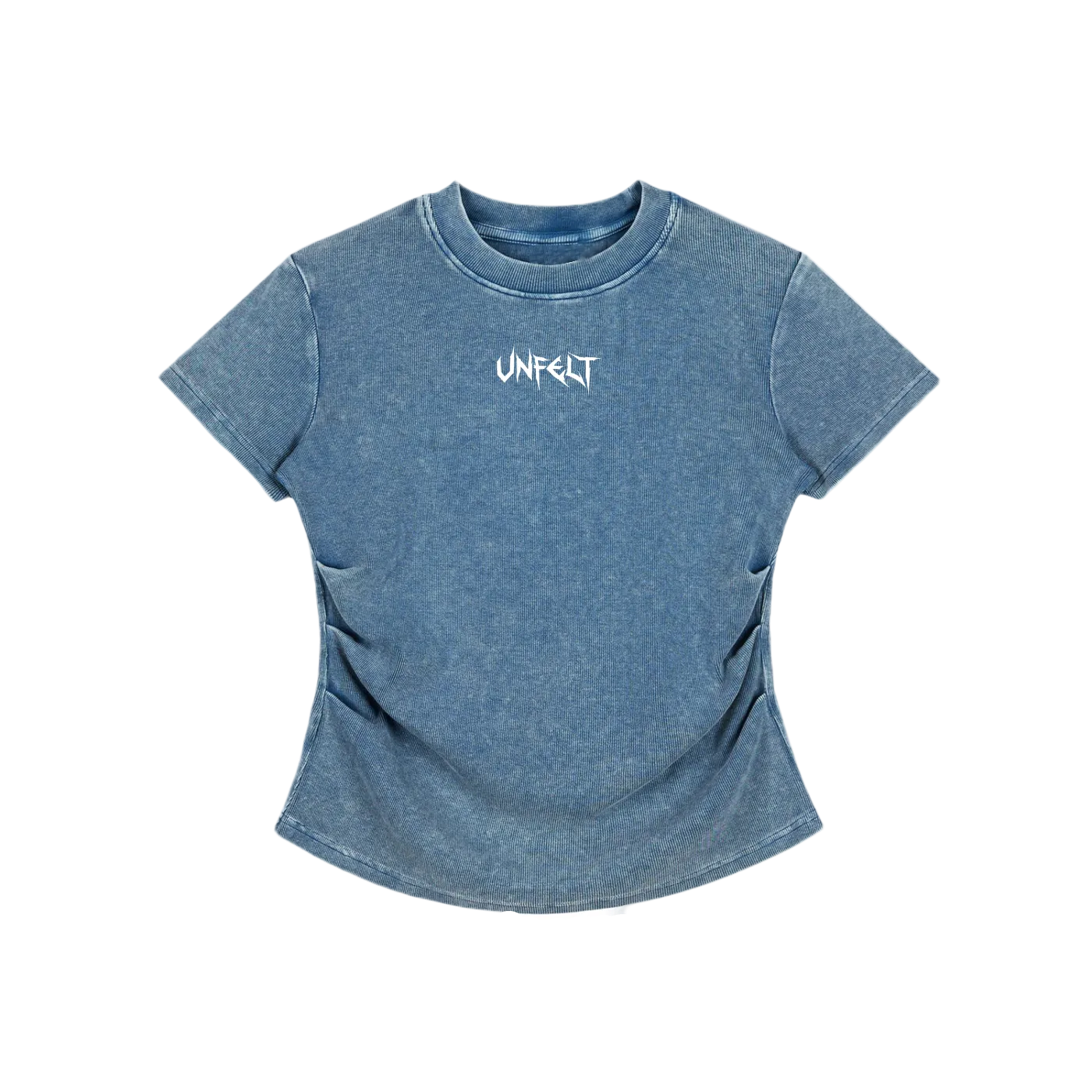 Vintage Wash Bodycon Tee x Metal Script