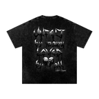 Snow Wash Oversized Tee x Unchained Script