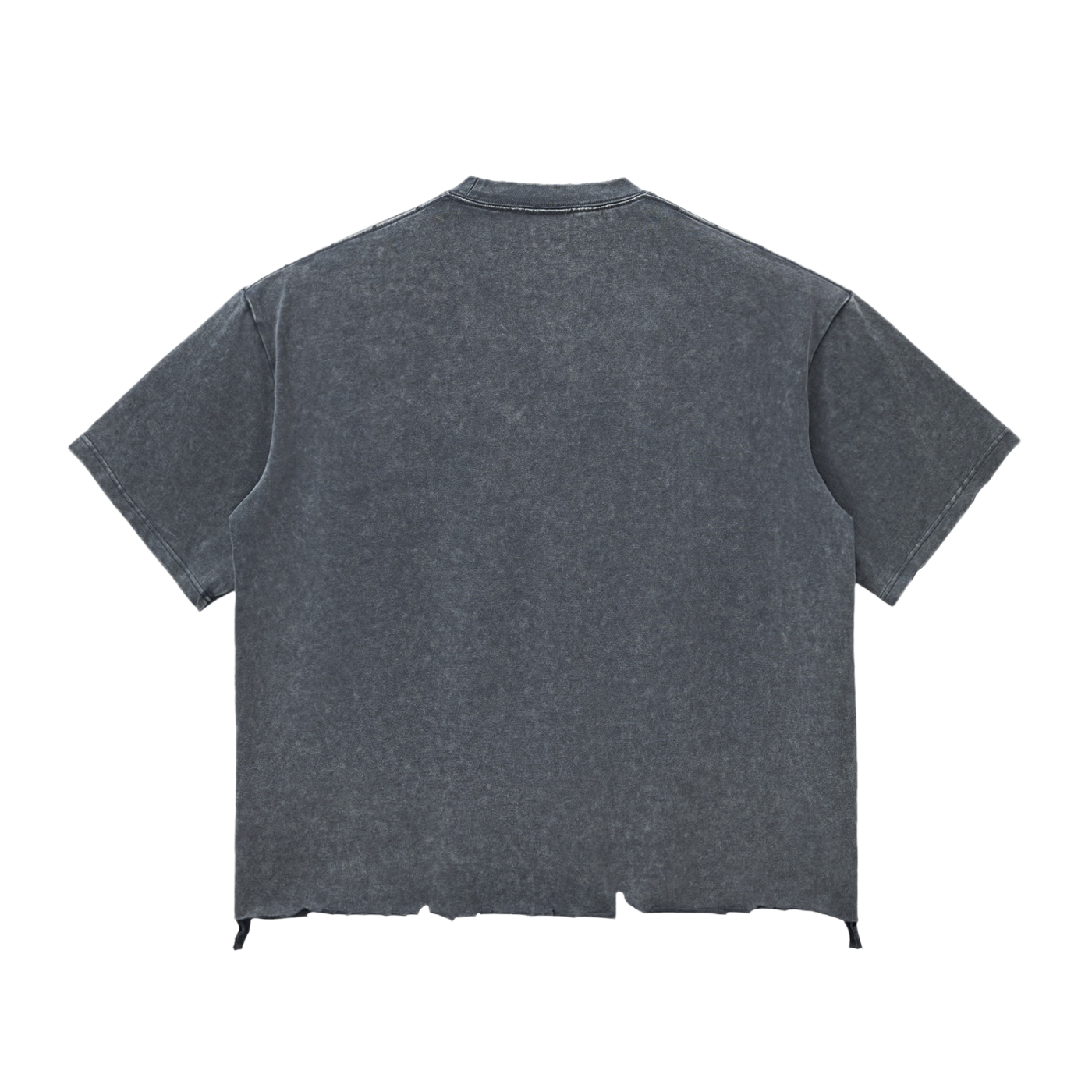 Snow Wash Raw-Hem Boxy Tee x Pressure