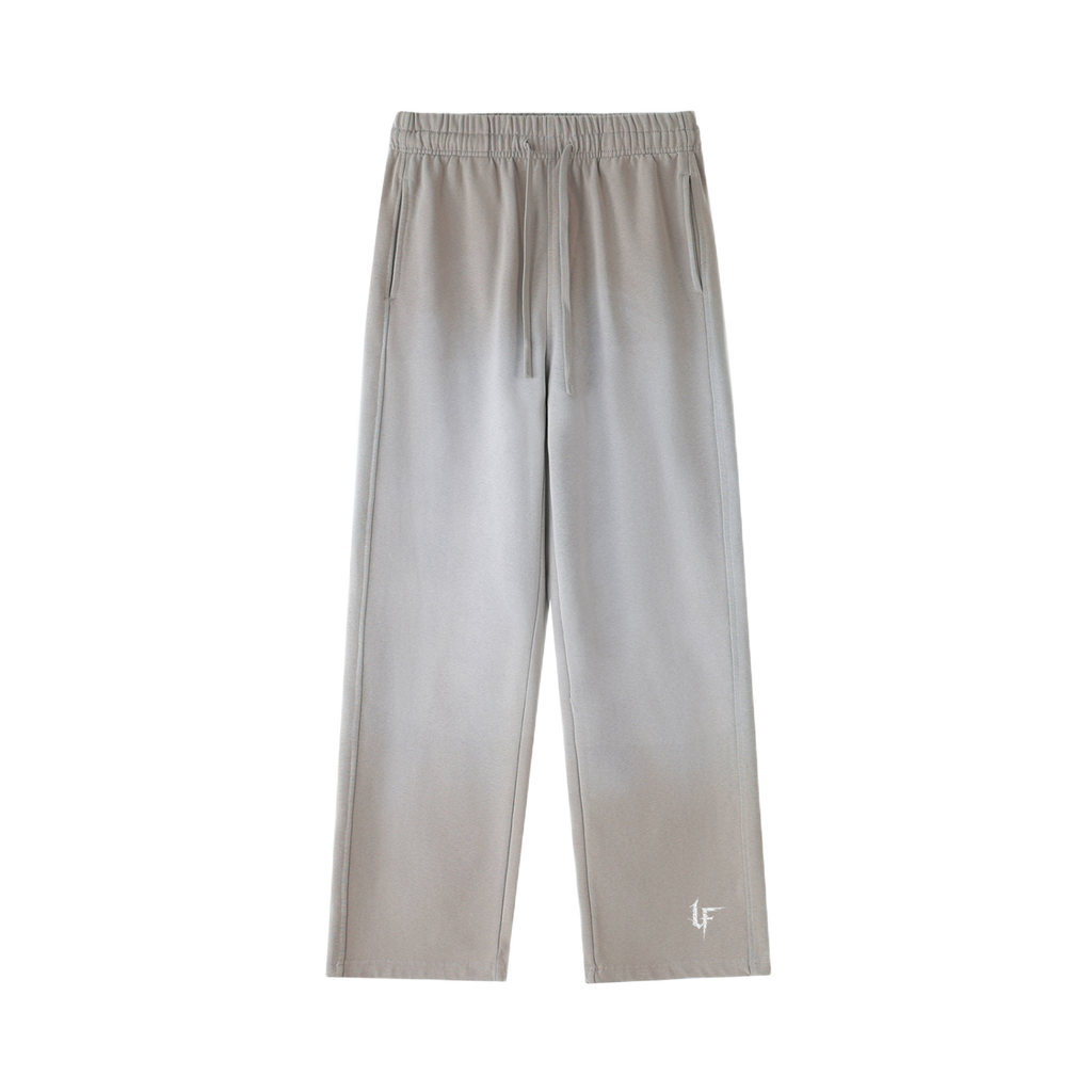 Vintage Washed Gradient Straight-Leg Sweats x Metal Script