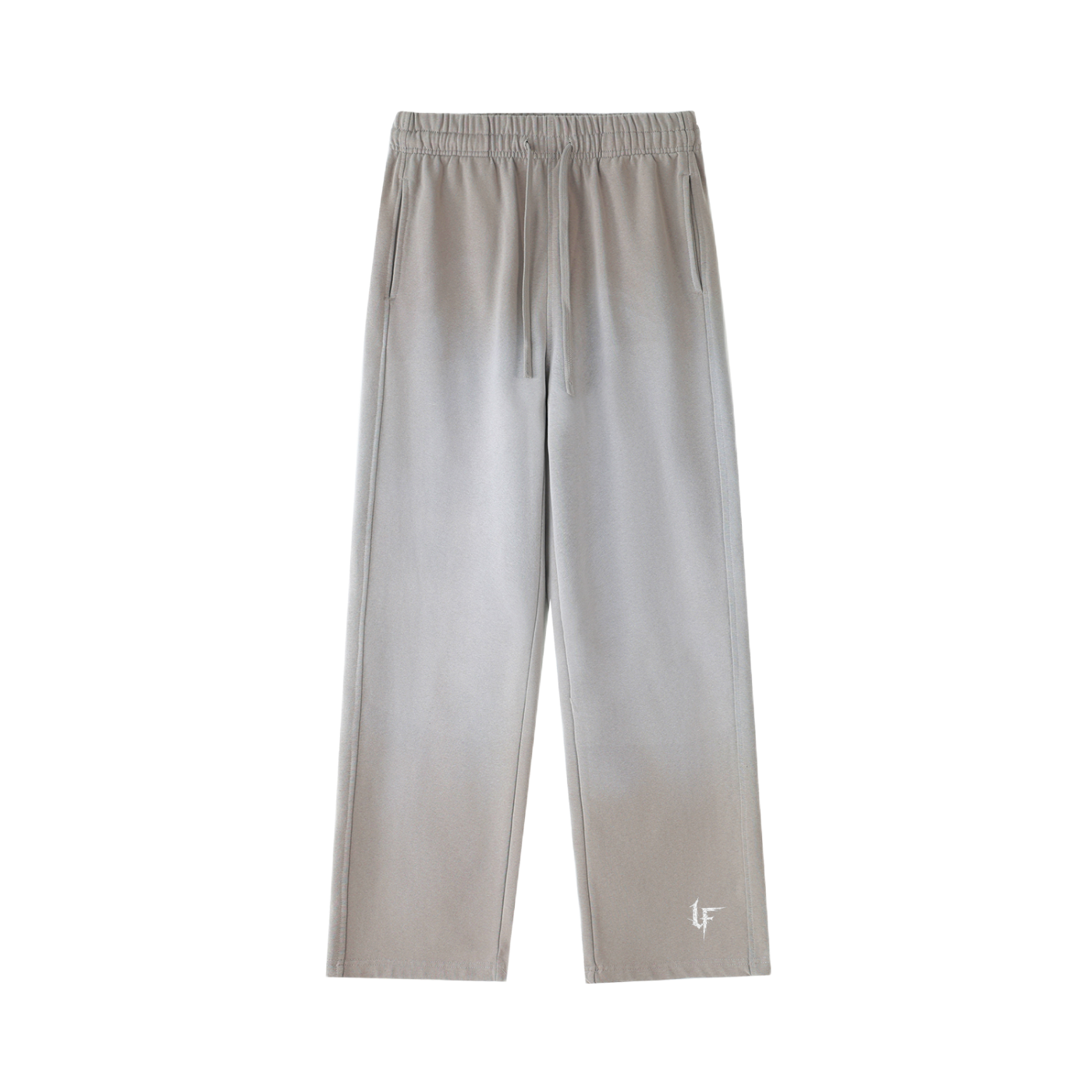 Vintage Washed Gradient Straight-Leg Sweats x Metal Script