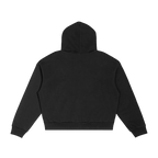 Contrast Plaid Boxy Zip Hoodie x Originals