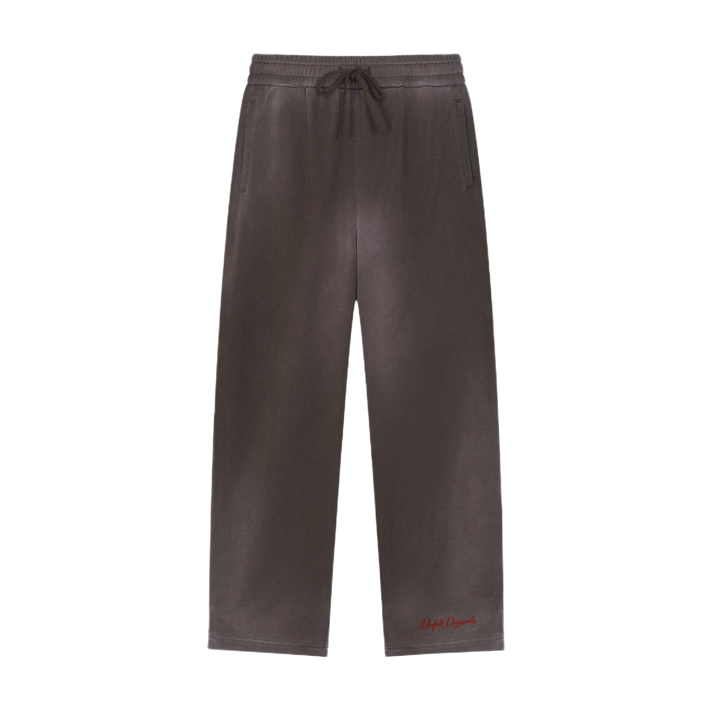 Sun Fade Raw Edge Straight-Leg Sweatpants x Unfelt Originals
