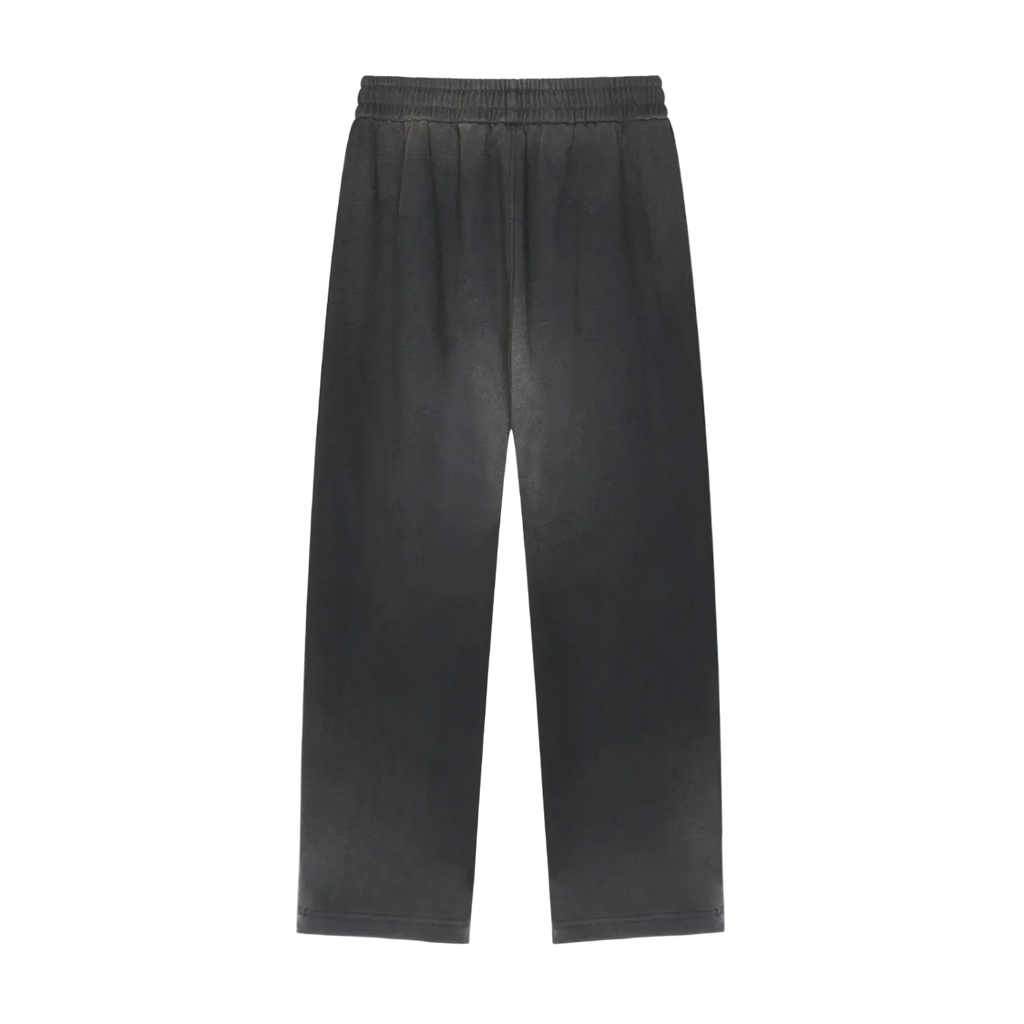 Sun Fade Raw Edge Straight-Leg Sweats x Metal Script