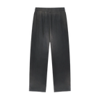 Sun Fade Raw Edge Straight-Leg Sweats x Metal Script