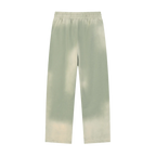 Sun Fade Raw Edge Straight-Leg Sweats x Metal Script