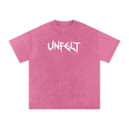Snow Wash Oversized Cotton Tee x Unfelt Script