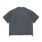 Snow Wash Raw-Hem Boxy T-shirt x Unfelt Pressure