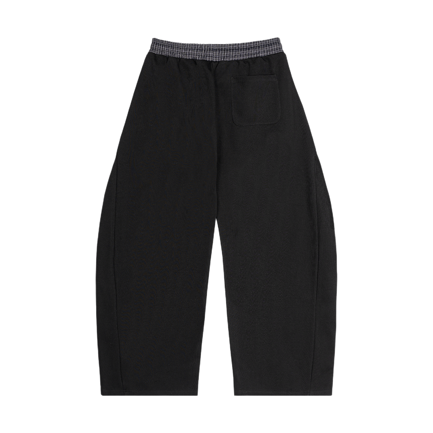 Contrast Plaid Boxy Zip Up Hoodie & Barrel Sweatpants x Unfelt Originals Set