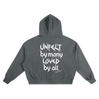 Boxy Oversized Hoodie & Flared Sweatpants x Unfelt Script Set