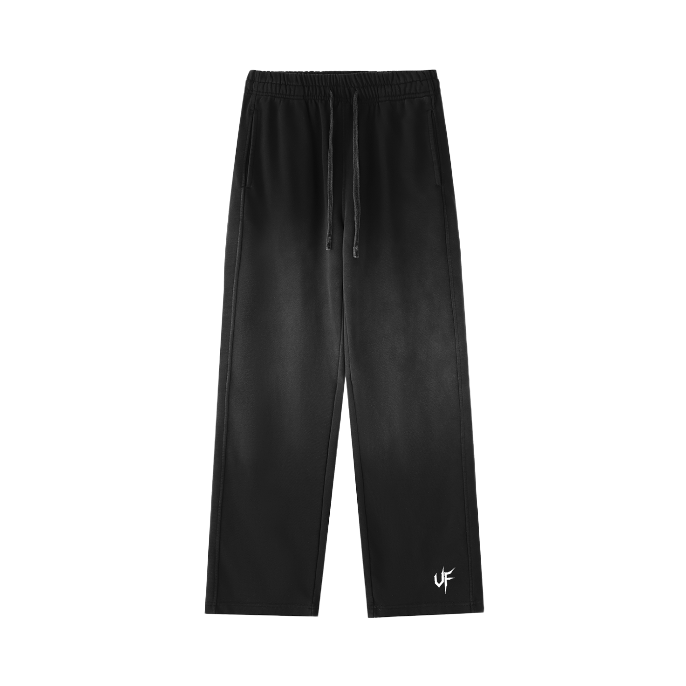 Vintage Washed Gradient Straight-Leg Sweatpants x Unfelt Script