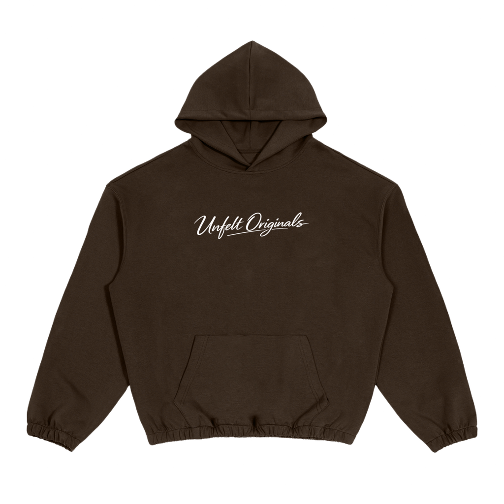 Boxy Cinched Hem Hoodie x Unfelt Originals