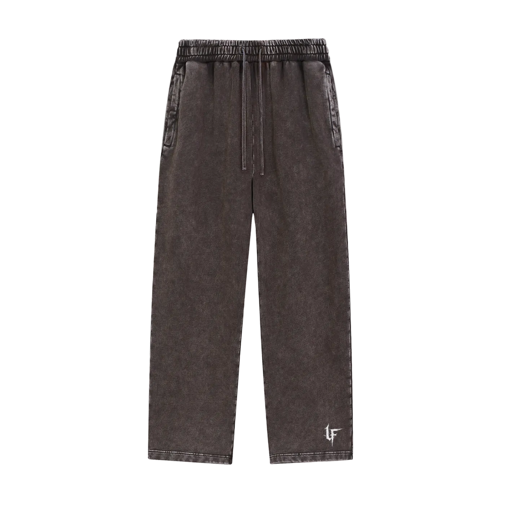Snow Wash Heavyweight Sweats x Metal Script
