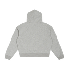 Contrast Plaid Boxy Zip Hoodie x Originals