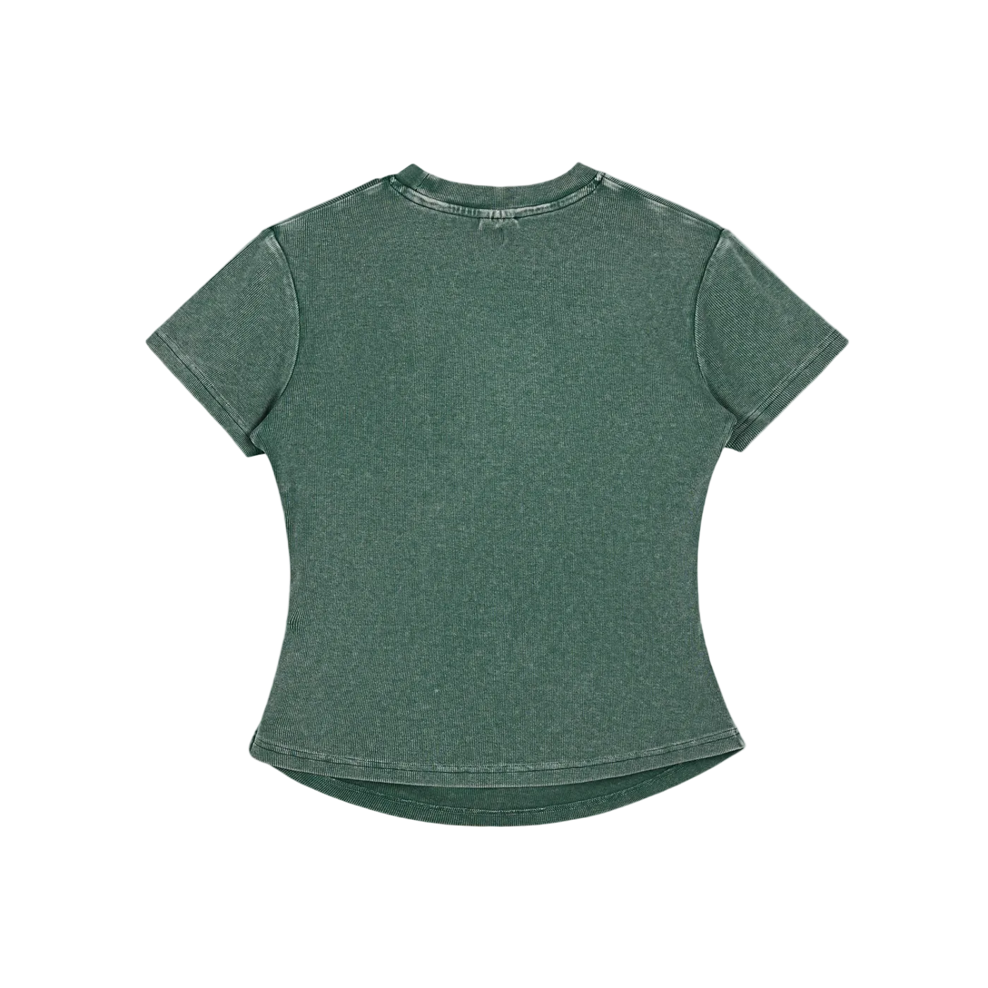 Vintage Wash Bodycon Tee x Metal Script