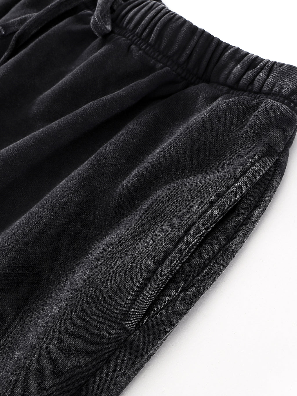 Snow Washed Raw Hem Shorts x Unfelt Originals