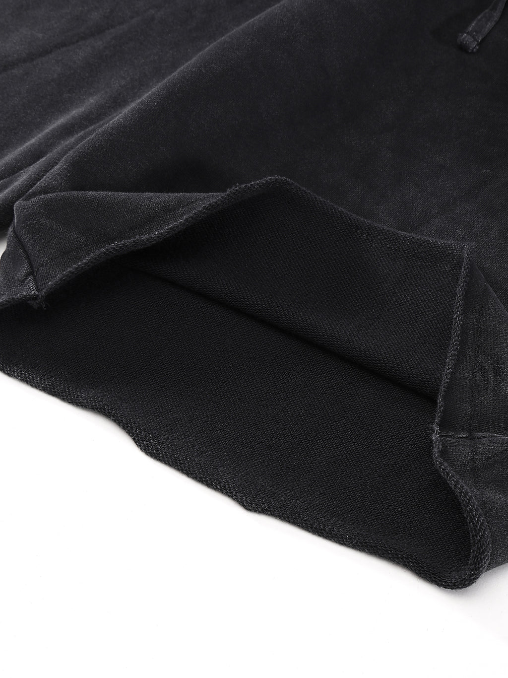 Snow Washed Raw Hem Shorts x Unfelt Originals