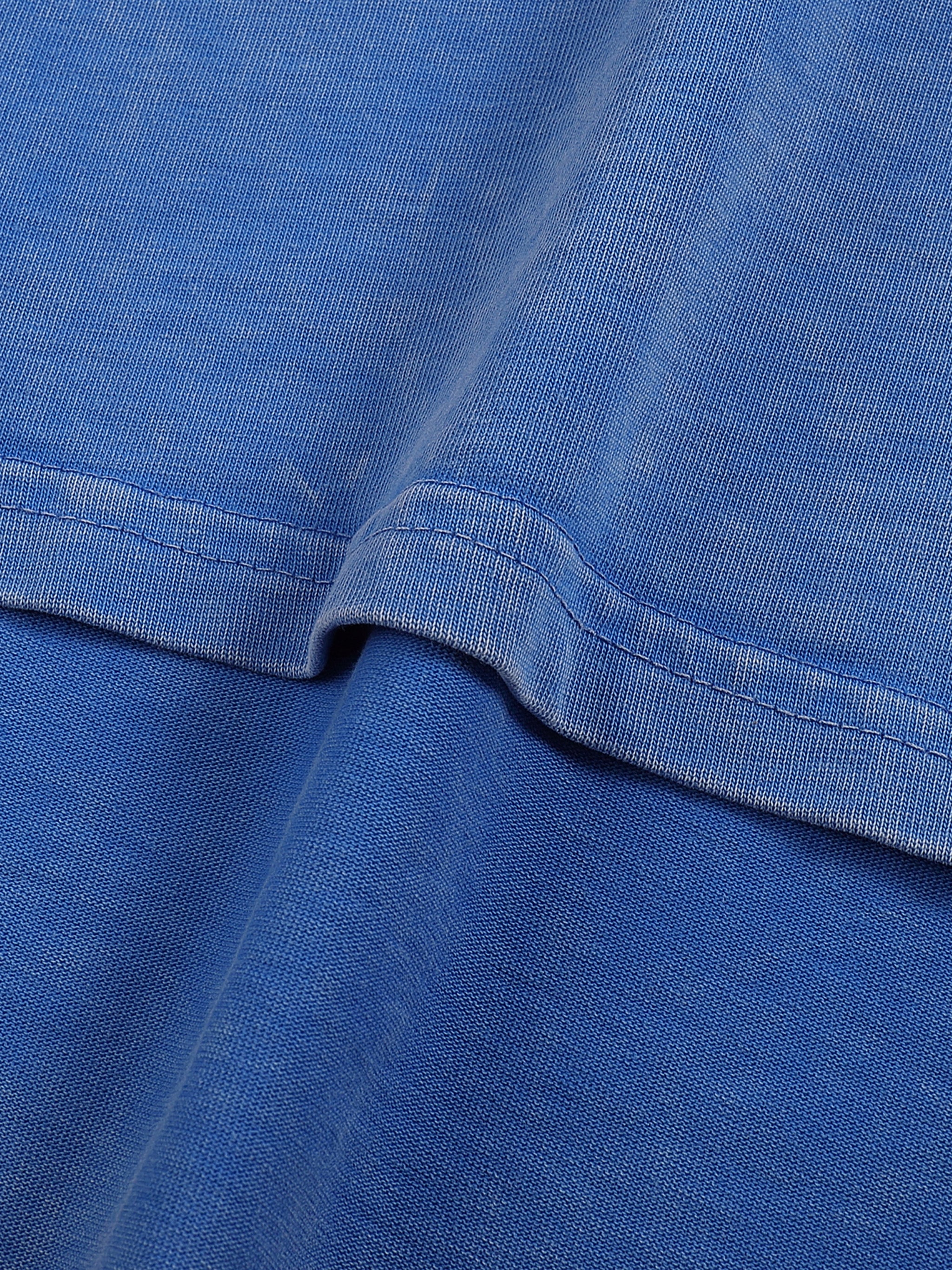 Snow Wash Oversized Cotton Tee x Unfelt Script