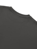 Boxy Half-Sleeve Raw-Edge T-Shirt x No Luck Needed