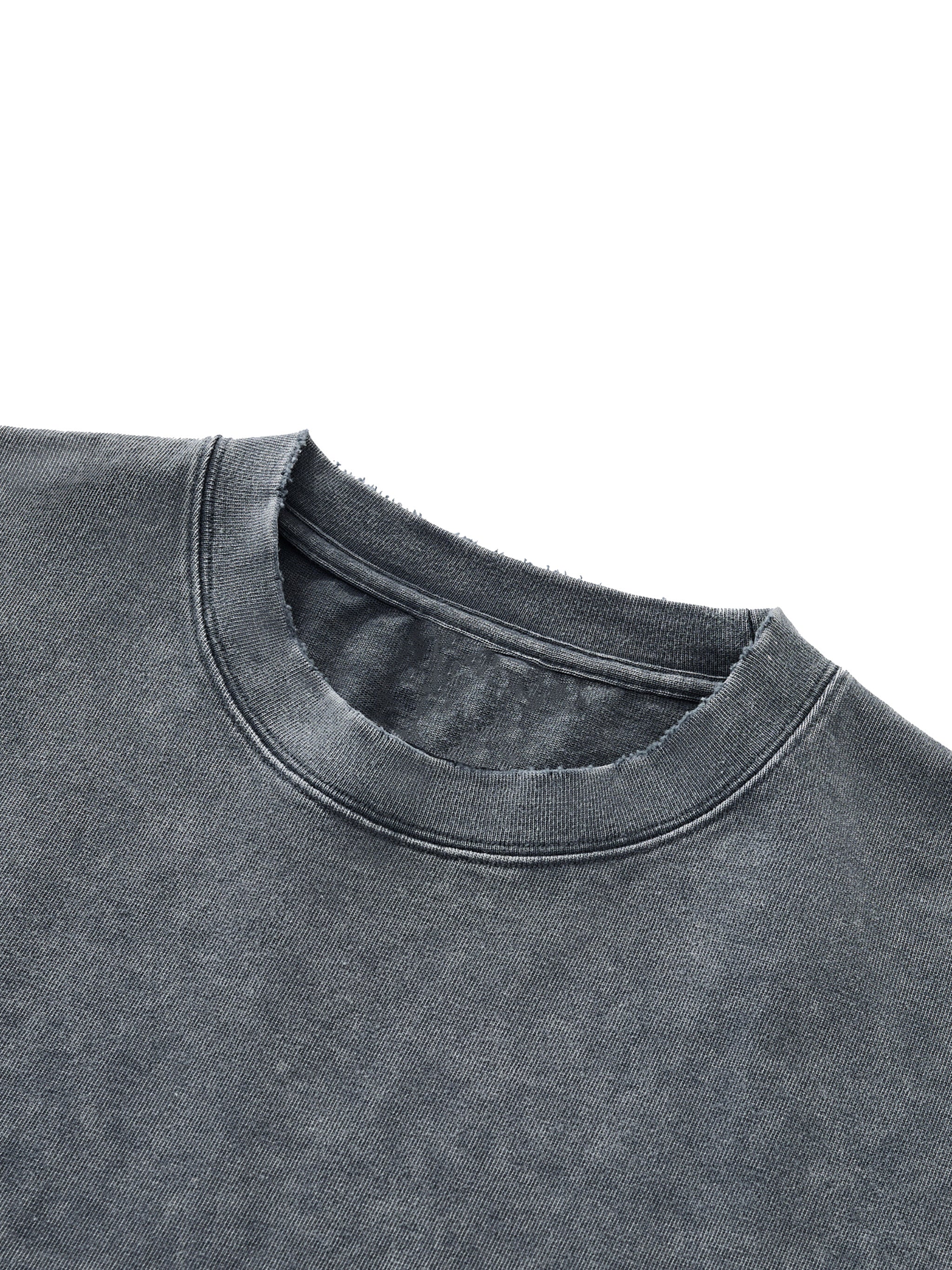 Snow Wash Raw-Hem Boxy T-shirt x Unfelt Pressure
