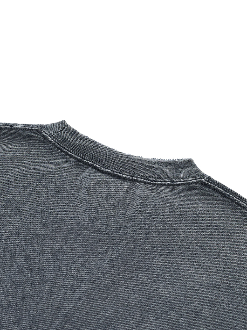 Snow Wash Raw-Hem Boxy T-shirt x Unfelt Pressure