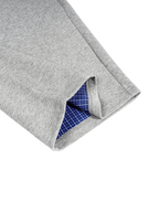 Contrast Plaid Boxy Zip Up Hoodie & Barrel Sweatpants x Unfelt Originals Set