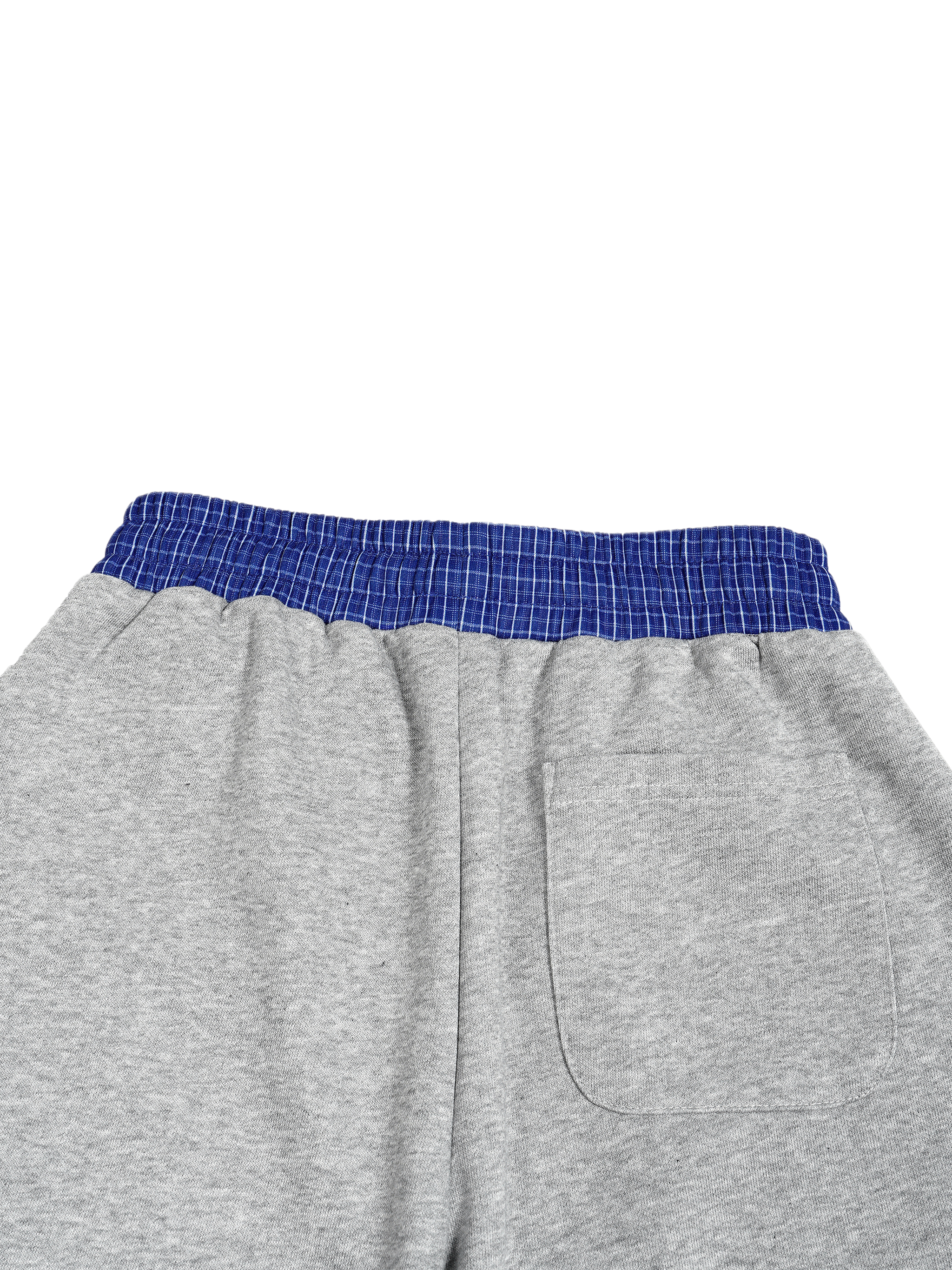 Contrast Plaid Boxy Zip Up Hoodie & Barrel Sweatpants x Unfelt Originals Set