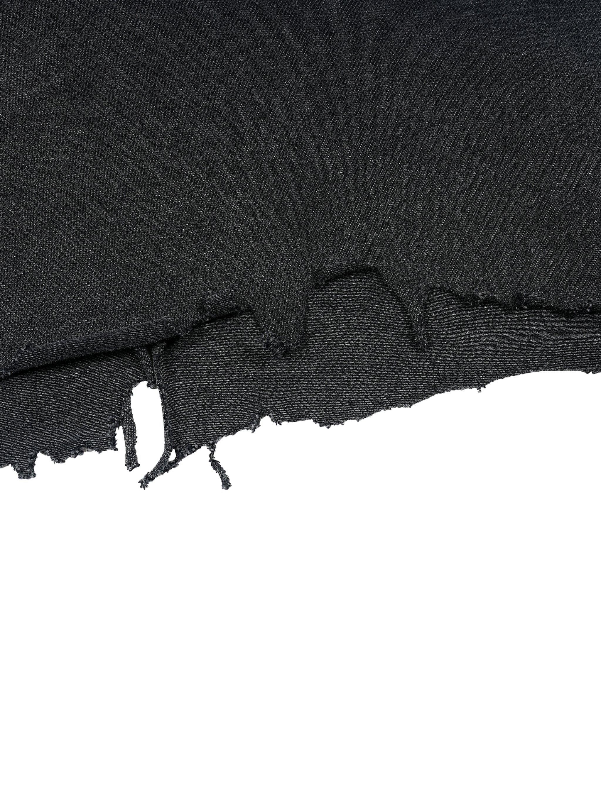 Vintage Wash Boxy Distressed Hem T-Shirt x Unfelt Script